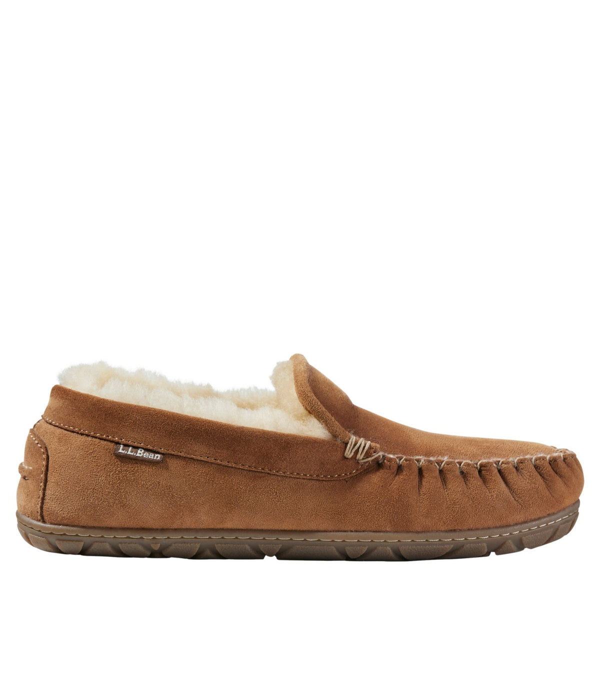 L.L.Bean Men's Wicked Good Slippers, Venetian Brown