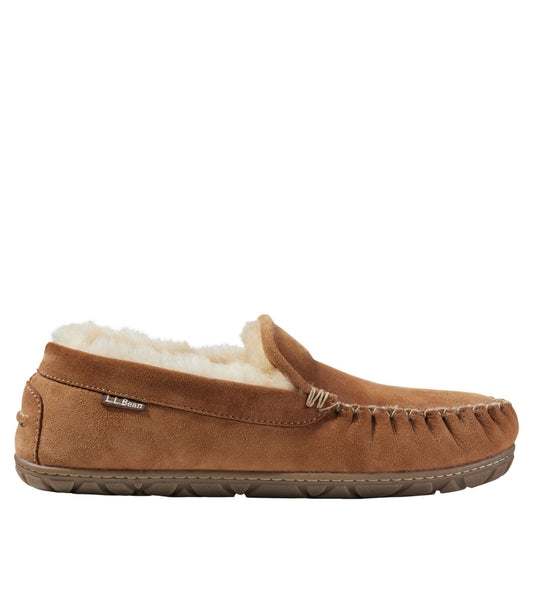 L.L.Bean Men's Wicked Good Slippers, Venetian Brown