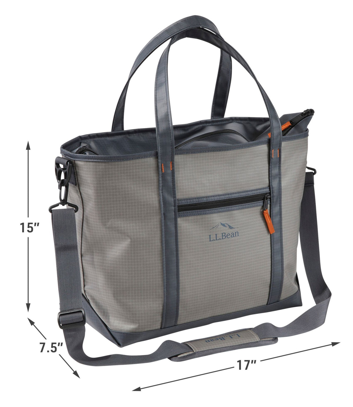 L.L.Bean Angler's Lightweight Tote Asphalt