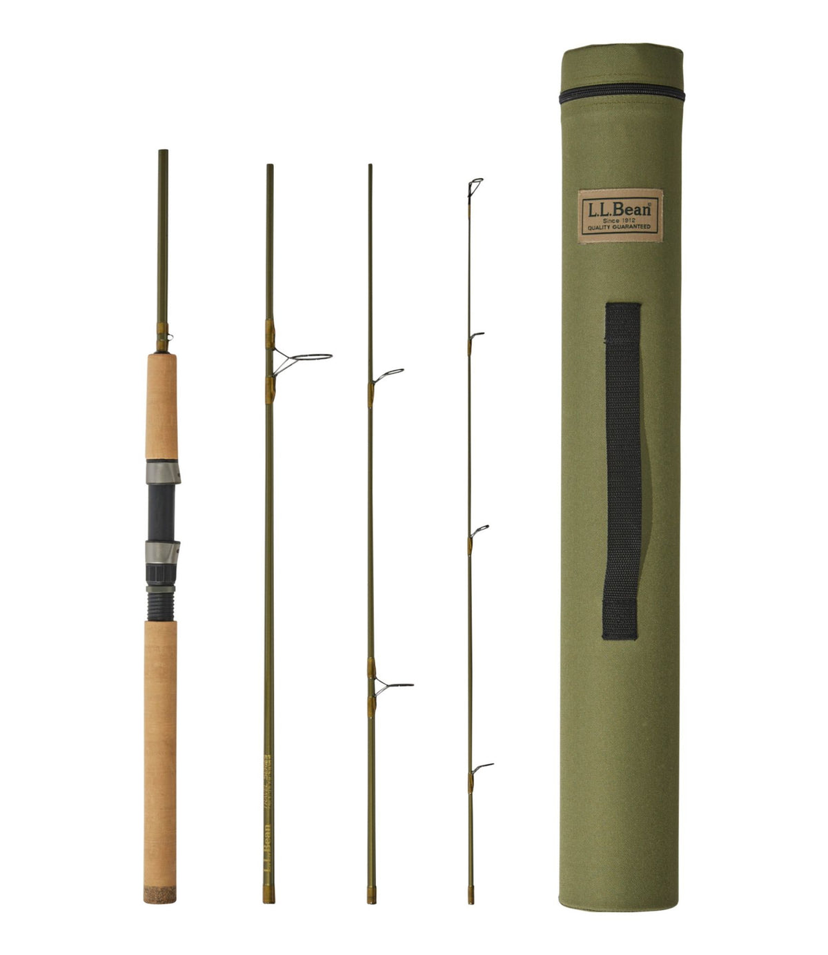 L.L.Bean L.L. Bean Travel Spin Rod, 4-pc. Pearl Green